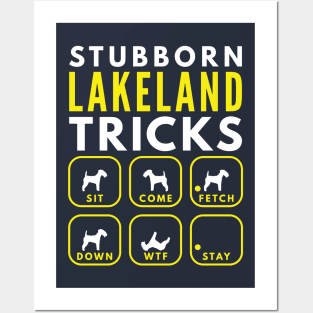 Stubborn Lakeland Tricks - Dog Training Posters and Art